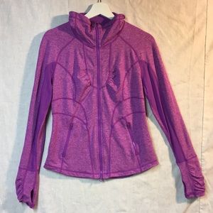 Zella pink zip up jacket